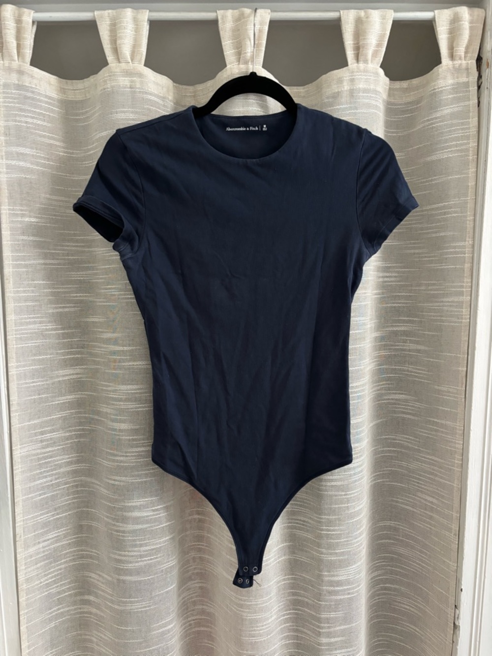 Abercrombie & Fitch Navy Crew Neck Bodysuit